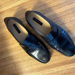 Bostonian Black Leather Loafers for Men